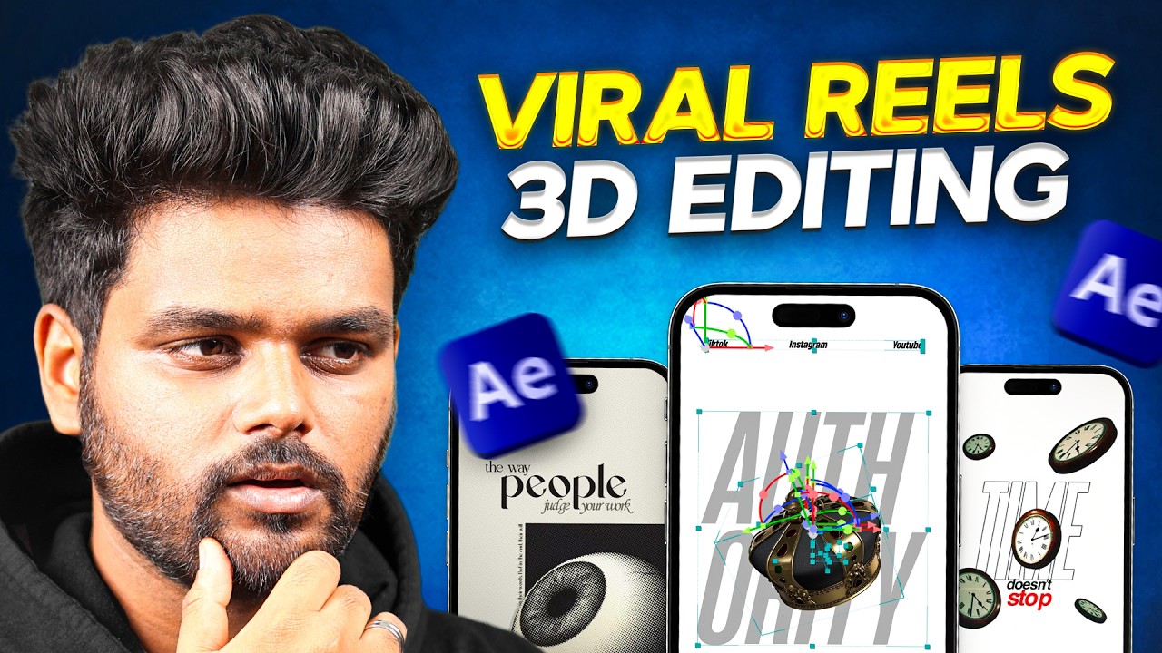 How to ACTUALLY Edit Viral 3D Reels in 2025 | After effects tutorial