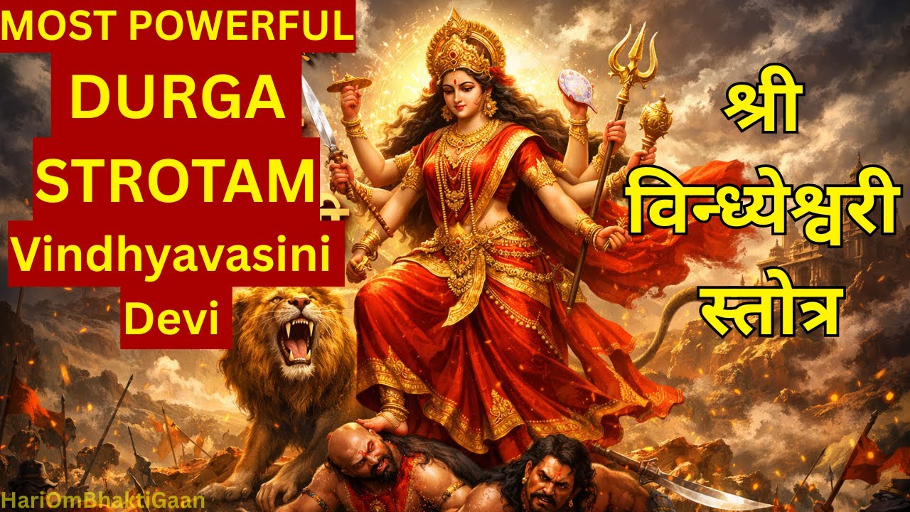 Most Powerful Durga Stotram | Vindhyavasini Devi शक्तिशाली दुर्गा स्तोत्र – शक्ति, सुरक्षा, आशीर्वाद