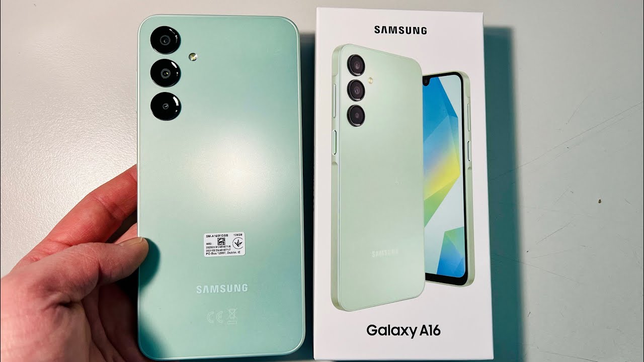 Unboxing Samsung Galaxy A16 LTE A165 Light Green