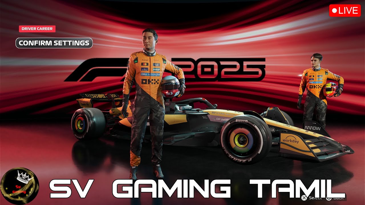 🏁 F1 Co-op Race Live | Intense Wheel-to-Wheel Action in Tamil | SV Gaming Tamil @VkeyplayzYT