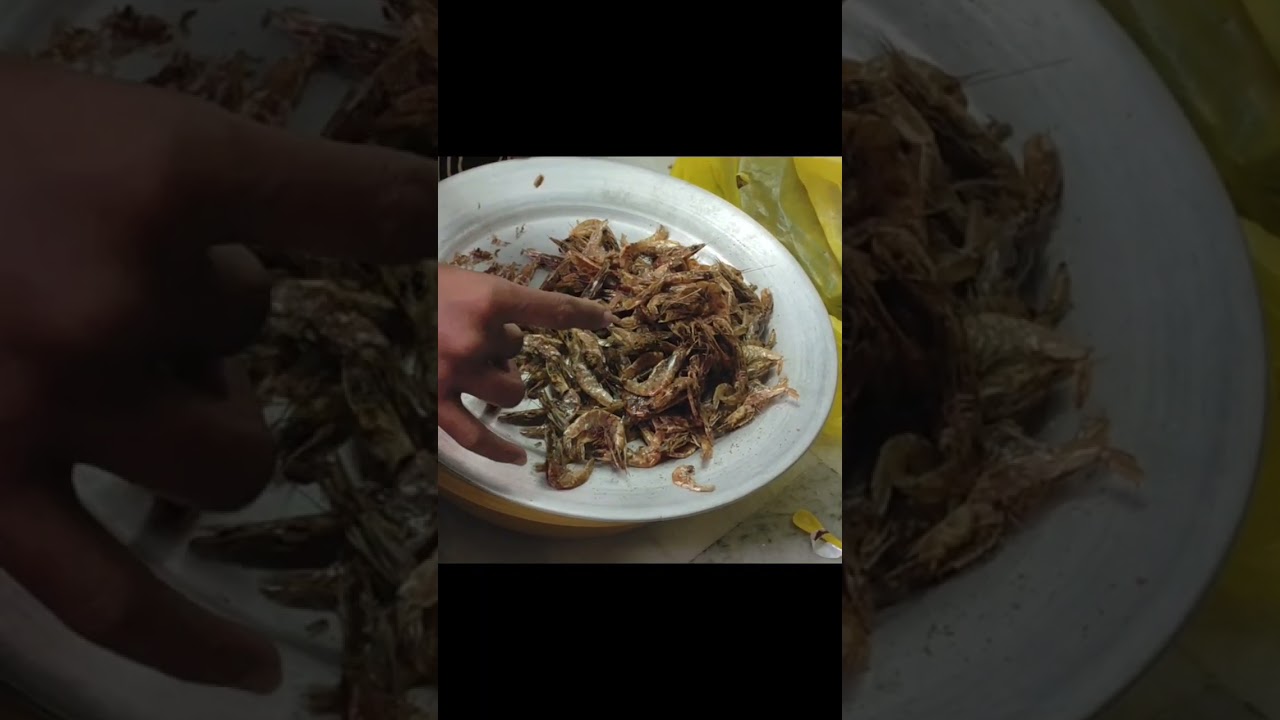 DRY PRAWNS CLEANING