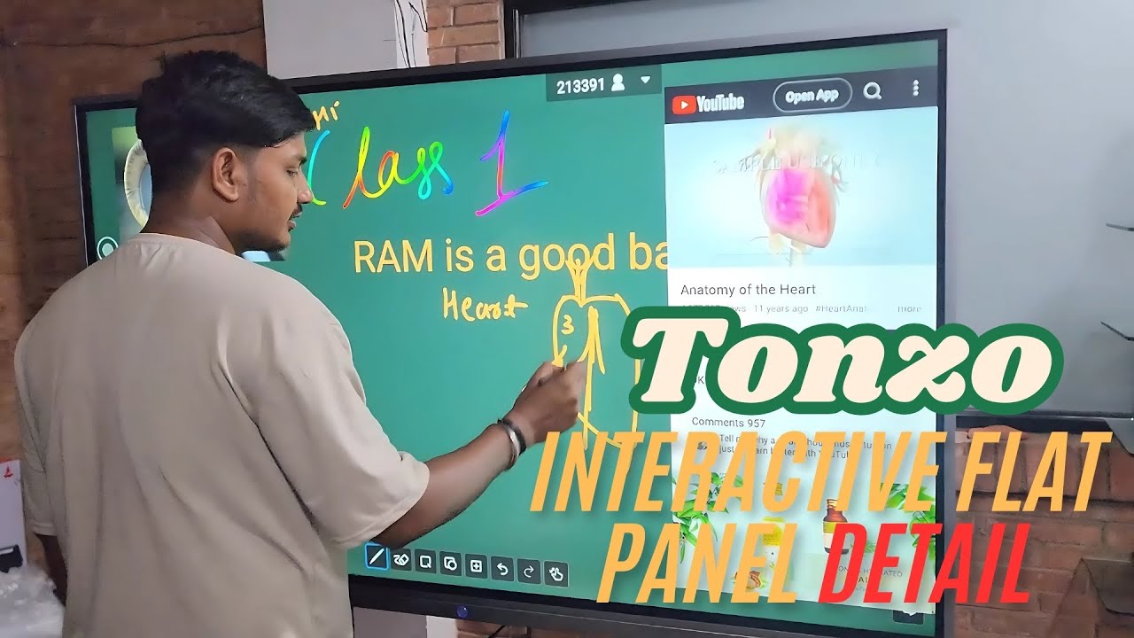 Tonzo interactive flat panel information