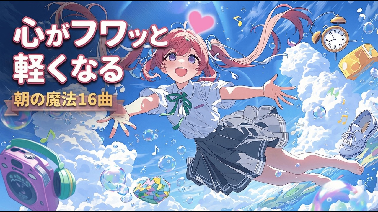 【朝専用BGM】Pop Step Sky｜聴くだけで1日が輝く！テンション爆上げポジティブソング集【STELLA】