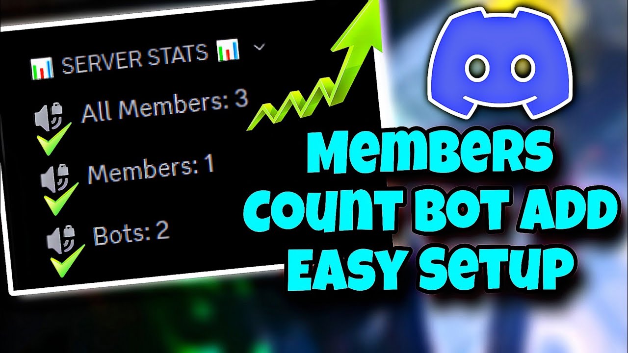 HOW TO ADD MEMBER COUNT BOT ON DISCORD | HOW TO SETUP MEMBER COUNT BOT | SERVER STATS