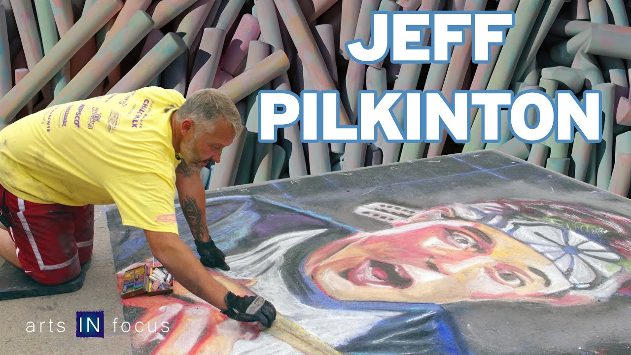 Creating Street Chalk Art w/ Artist Jeff Pilkinton | arts IN focus