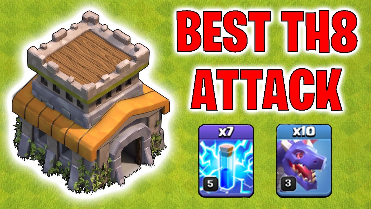BEST TH8 Attack Strategy - Lightning Dragon - Clash of Clans 2021