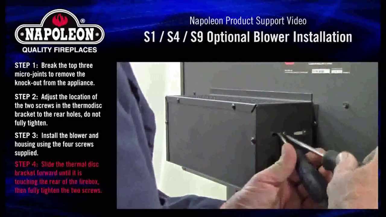 Napoleon S1, S4 & S9 Optional Blower Installation Tutorial