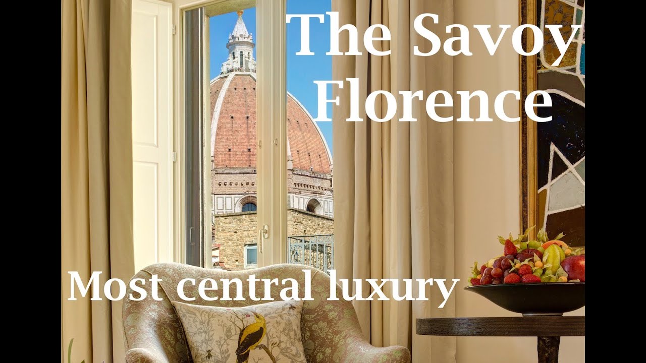 The Savoy. A Rocco Forte luxury jewel in Florence.