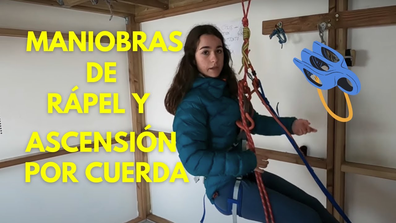 APRENDE a RAPELAR y ASCENDER por la CUERDA, CON EL NUDO MACHARD