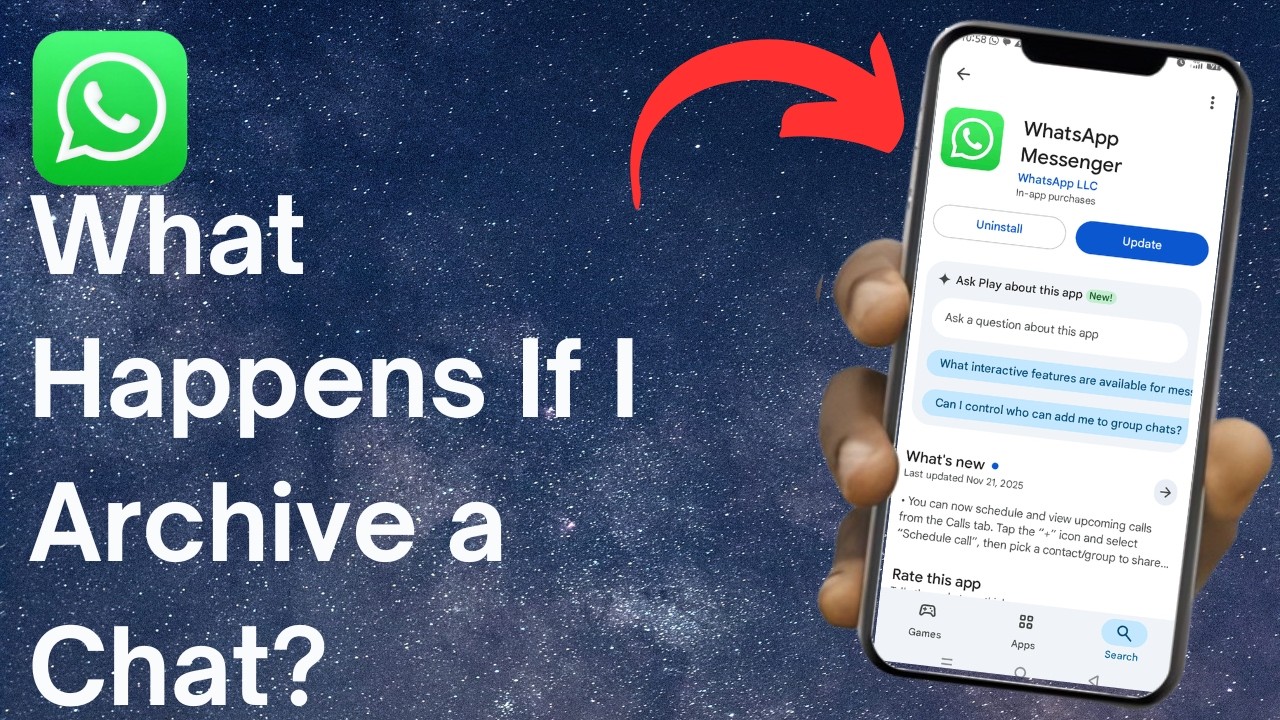 What Happens If I Archive a Chat on Whatsapp