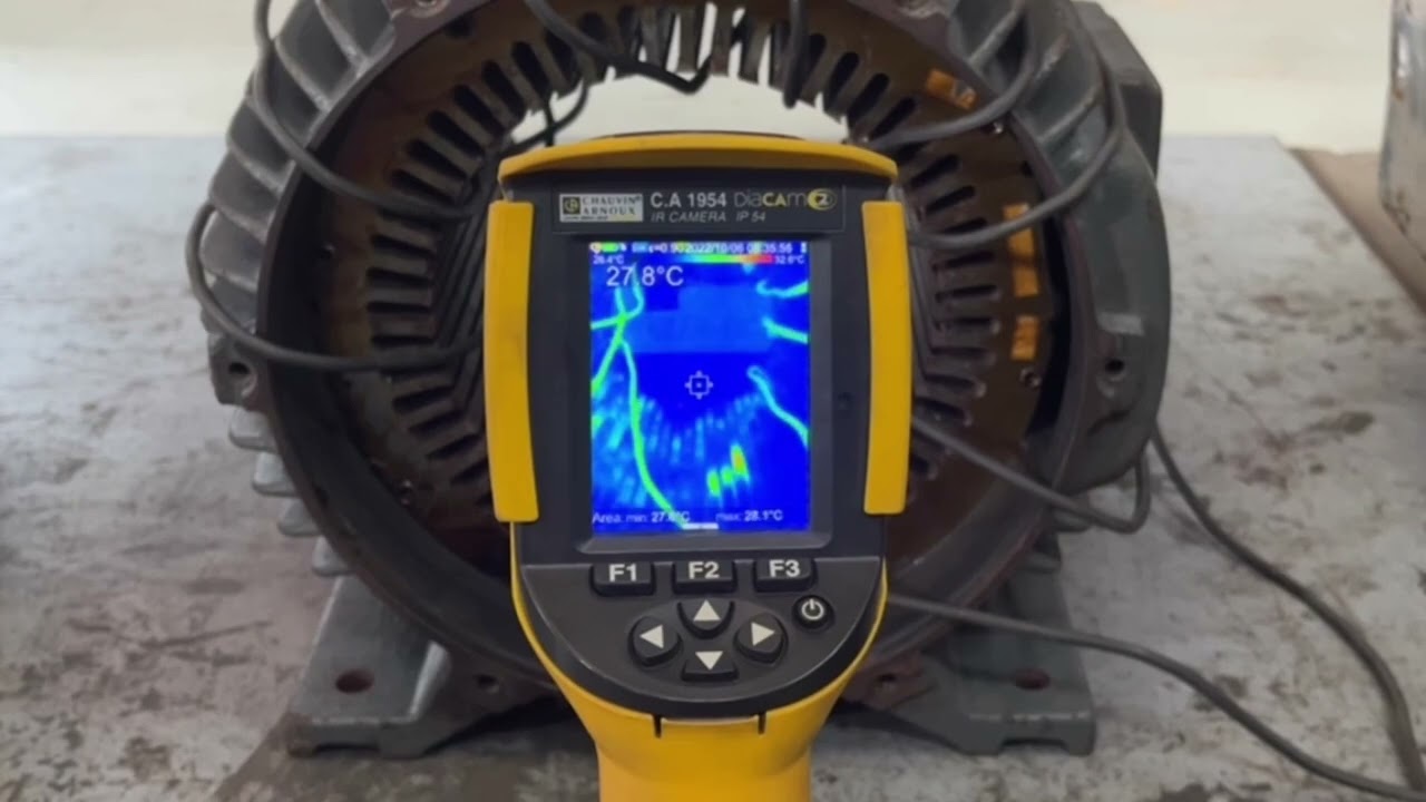 Motor Core Test - How hot spots appear