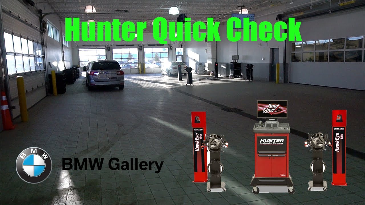 Hunter Quick Check Alignment Machine | BMW Gallery