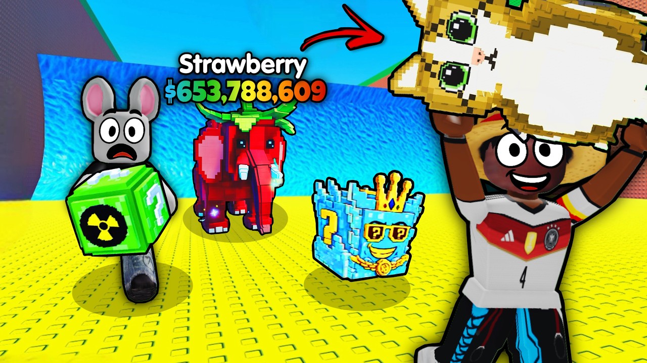 🌊 ABRI LUCKY BLOCKS NO TSUNAMI DE BRAINROT com O LARRYZINHO!