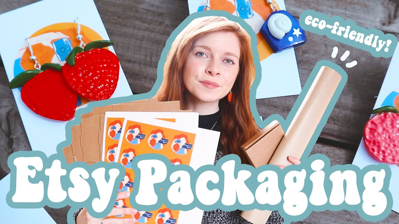 MY ETSY SHOP PACKAGING | My Eco-Friendly Etsy Shop Packaging on a Budget, How to Package Products