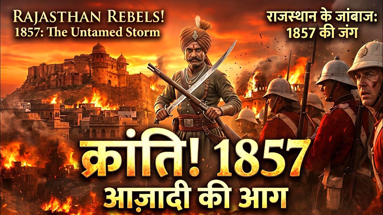 1857 की क्रांति में राजस्थान की भूमिका | आउवा, कोटा और राजपूताना का इतिहास 