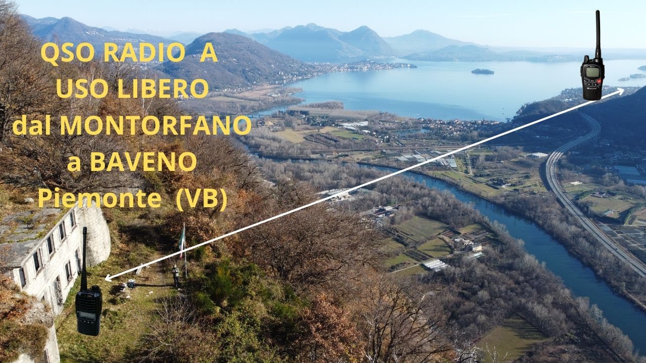 QSO Radio a uso libero dal Montorfano - Linea Cadorna Piemonte (VB)@angelodemelas