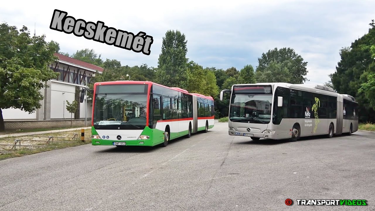 2021.08.29. - Lublini fényezésű Mercedes-Benz Conecto G típusú buszok a kecskeméti vasútállomásnál