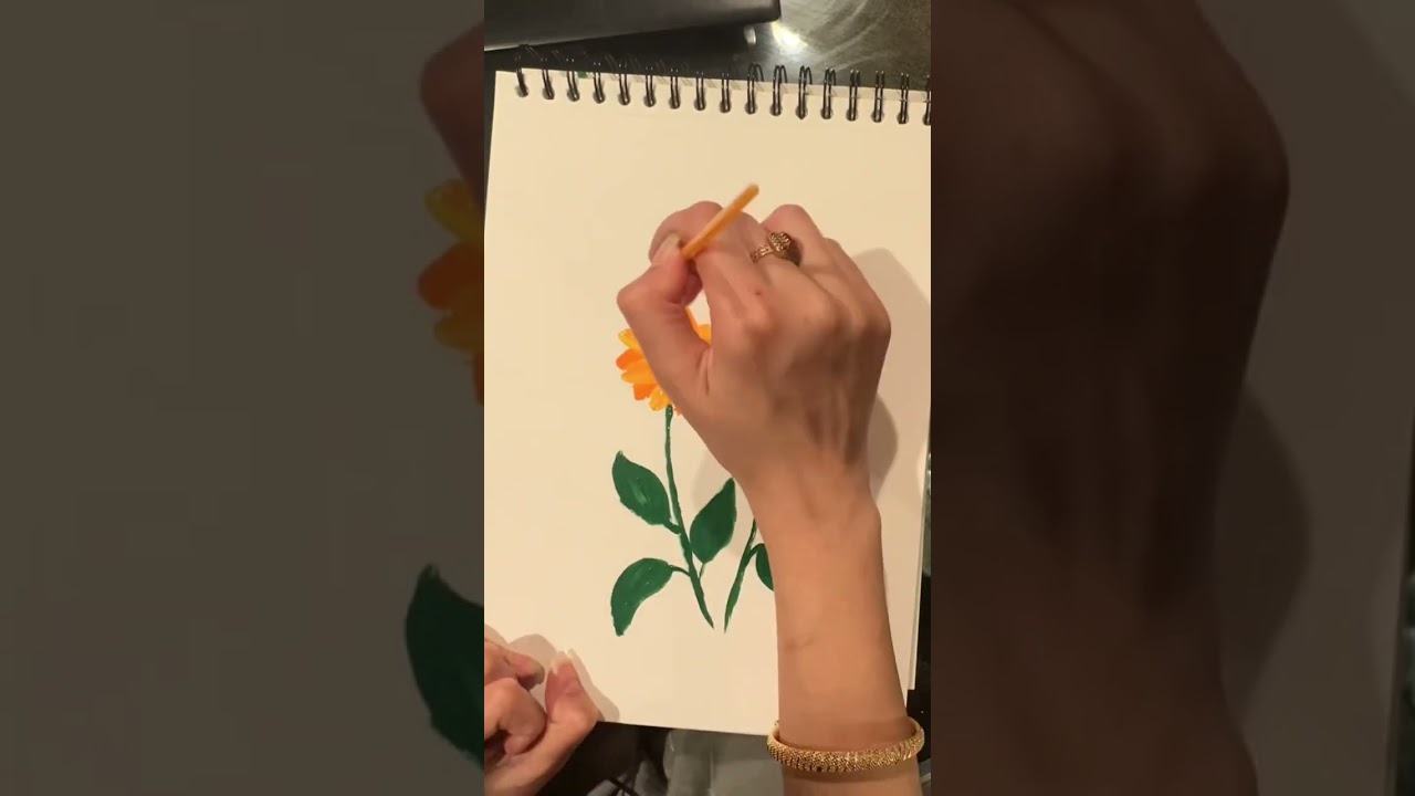 painting leaves | how to paint leaves easy way 