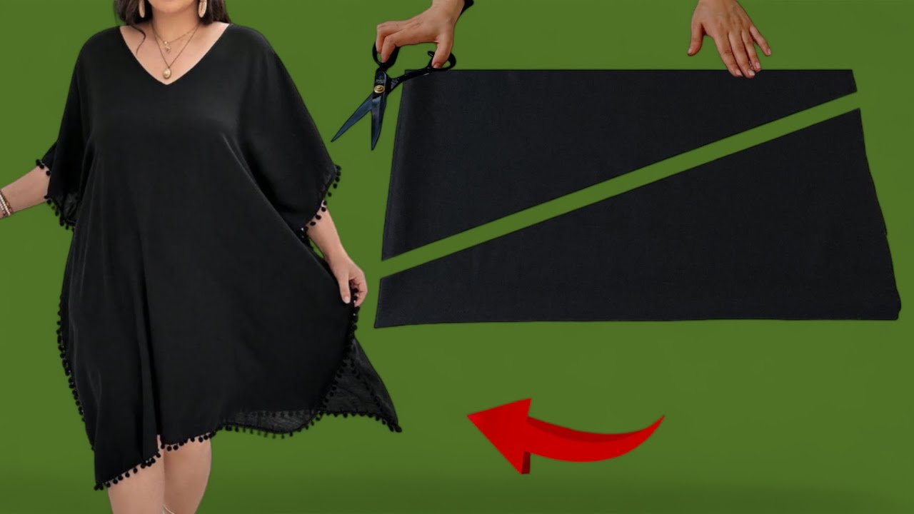 🔥WOW✂️Only 1 meter fabric 🧵Summer Stylish Dresses Cut and Sew in 10 Minutes 💃 Summer Trends Dresses