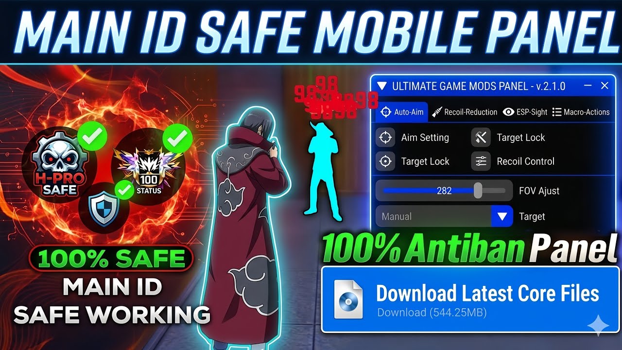 Free Fire Panel Mobile 🔥 FF Antiban Panel OB53 | Free Fire Hack New 😈 FF Injector 2026 | FF Panel