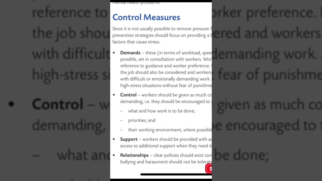 Control Measures for Work Related Mental ill Health| NEBOSH IGC in Urdu/Hindi Book 2 Lecture