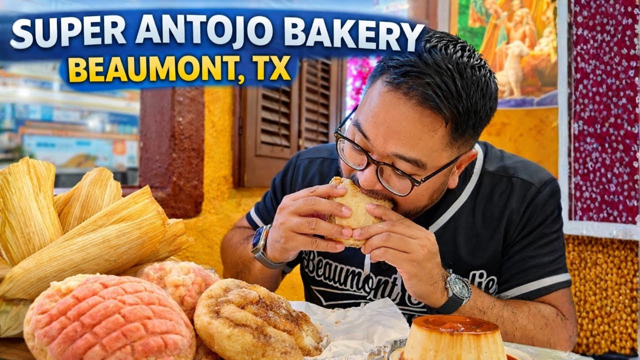 Eating at Super Antojo Bakery in Beaumont, TX | Tamales, Pan Dulce & More