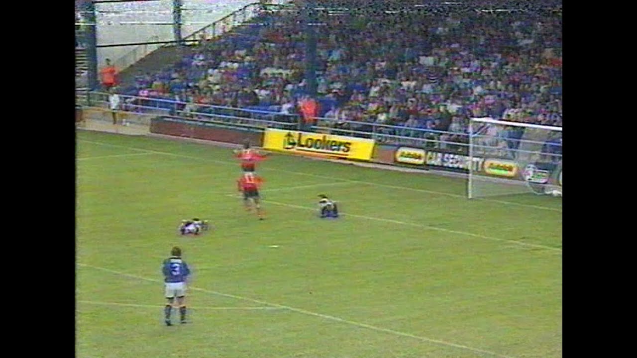 Oldham Athletic 0 Ipswich Town 3, 14 August 1993