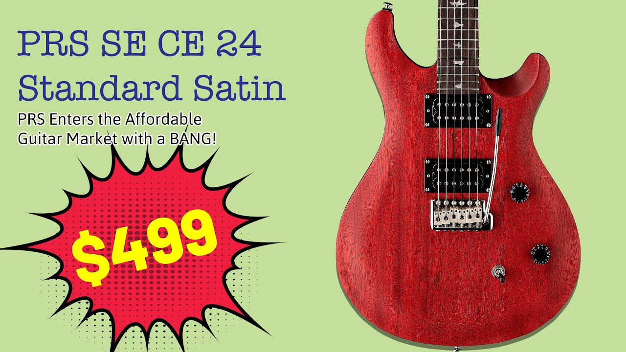 PRS SE CE 24 Standard Satin – On the Bench Today #guitar #guitarist #paulreedsmith