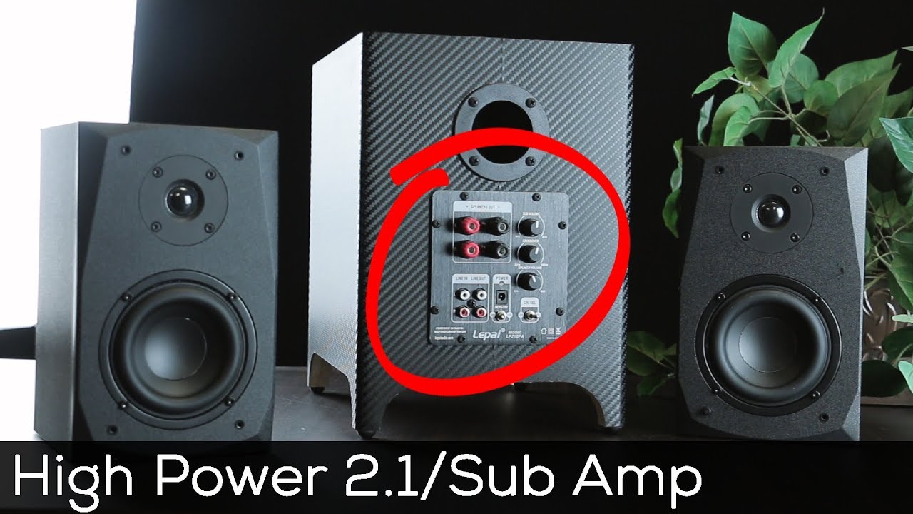 The Perfect Plate Amp for a Small 2.1 Setup