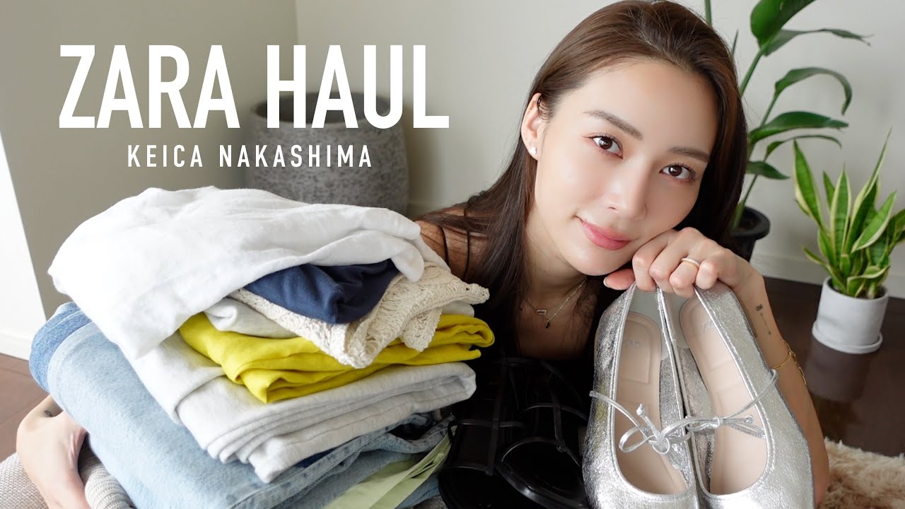 【ZARA購入品】 夏のZARA可愛くて使えるアイテム多くて10万円分も買ってしまった🛍️