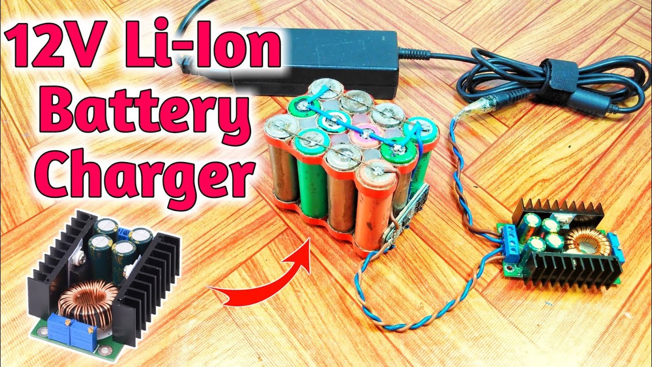 How to charge 12v Lithium battery with DC to DC Buck converter