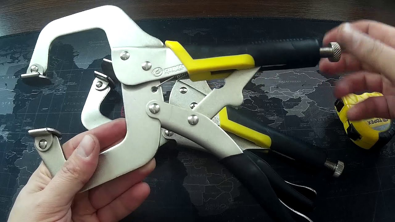 Быстрозажимные Струбцины   Клещи С-тип от фирмы Сталь  280 мм   Clamps Clamping pliers C-type