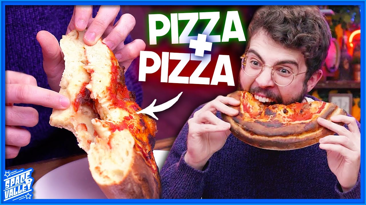 È più buono il cibo RADDOPPIATO? - Pizza nella Pizza!