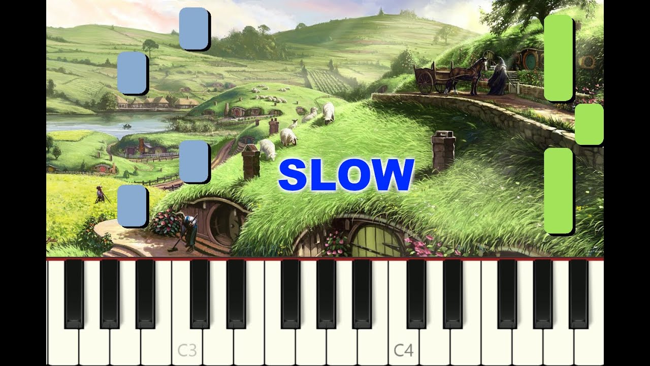 SLOW piano tutorial 