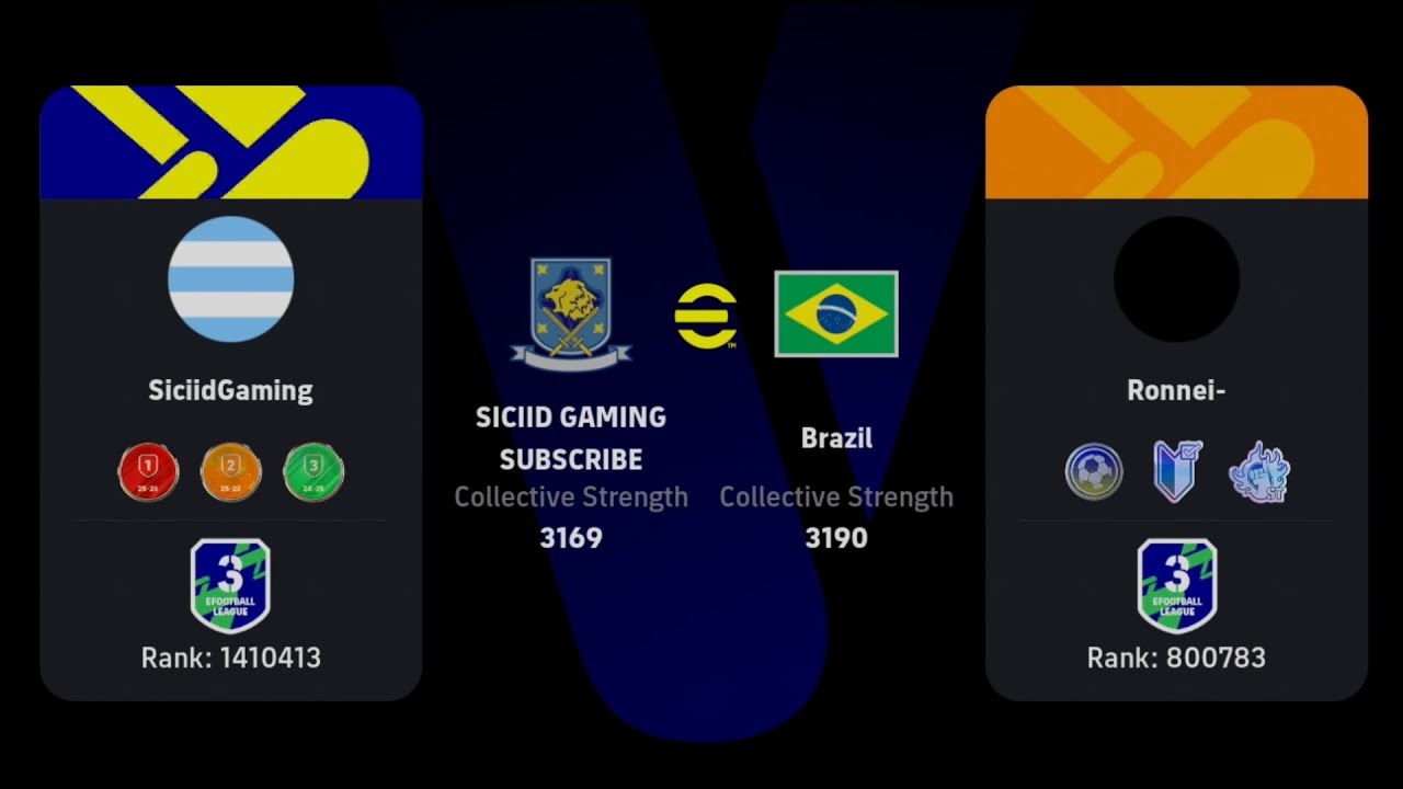 Siciid Gaming 1-1 Ronnei- Efootball Mobile Division 3 #efootball #efootball2026 #subscribers 