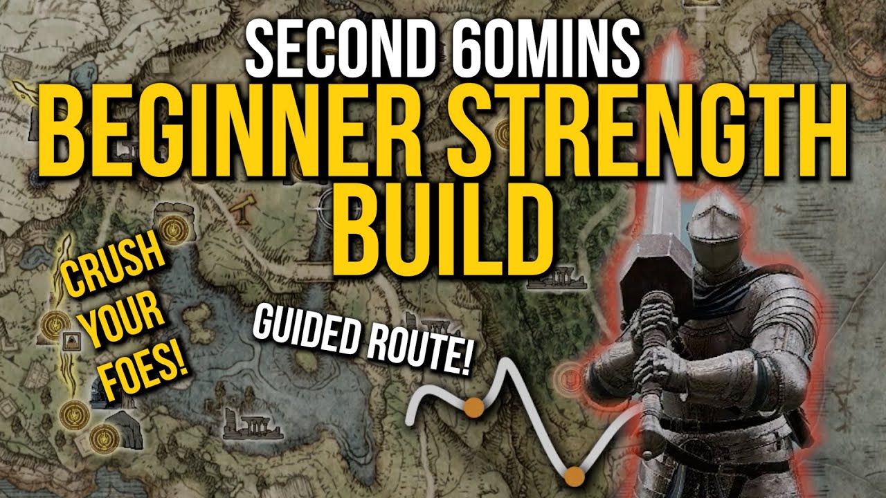 Strength Build Part 2! Second 60mins of Gameplay | Best Starting Route