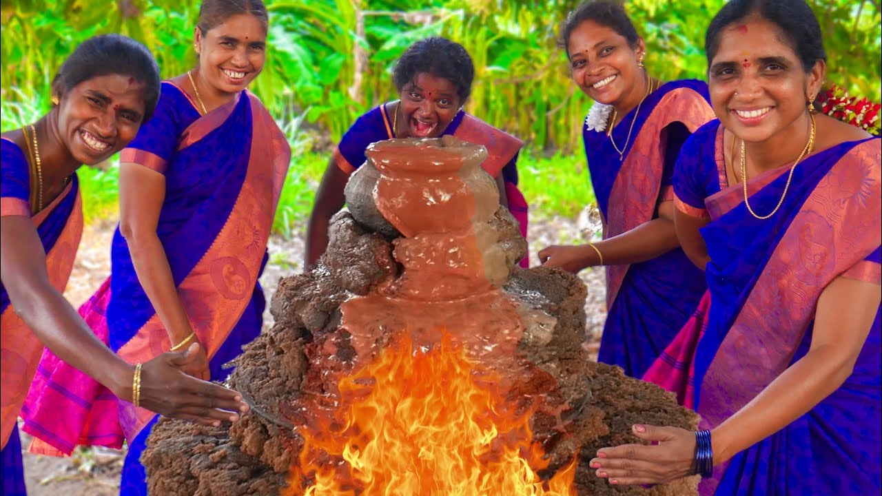 என்னது எரிமலை கேக் ஆ..| Volcano Cake Experment | Village Style Cake Recipe