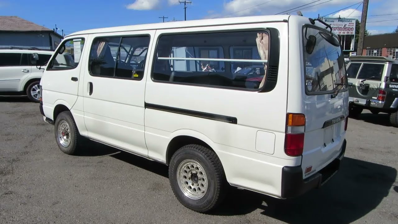 1992 Toyota  Hiace  van  LH119V  4WD Diesel 42K ml !! Manual transmission 10 speed USA shoreline WA