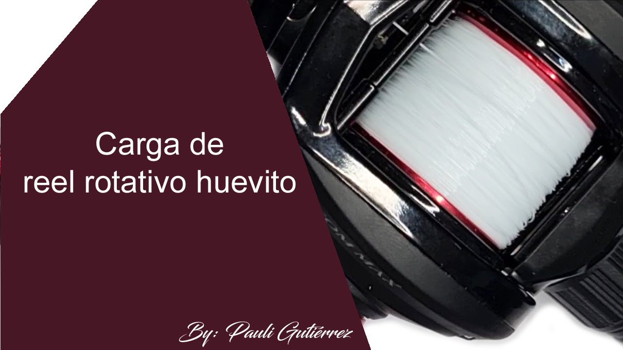 Como cargar reel rotativo con nylon o multifilamento