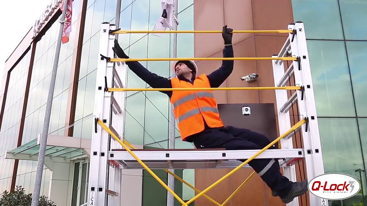 Rusztowanie aluminiowe  BRIKS by Cagsan TeleSafe  - jak to działa ?