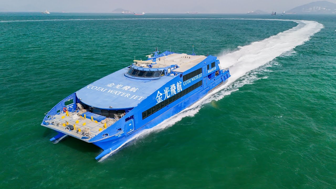 Cotaijet Austal 47.5m High Speed Ferry M.V. "The Parisian 巴黎人" sea trial
