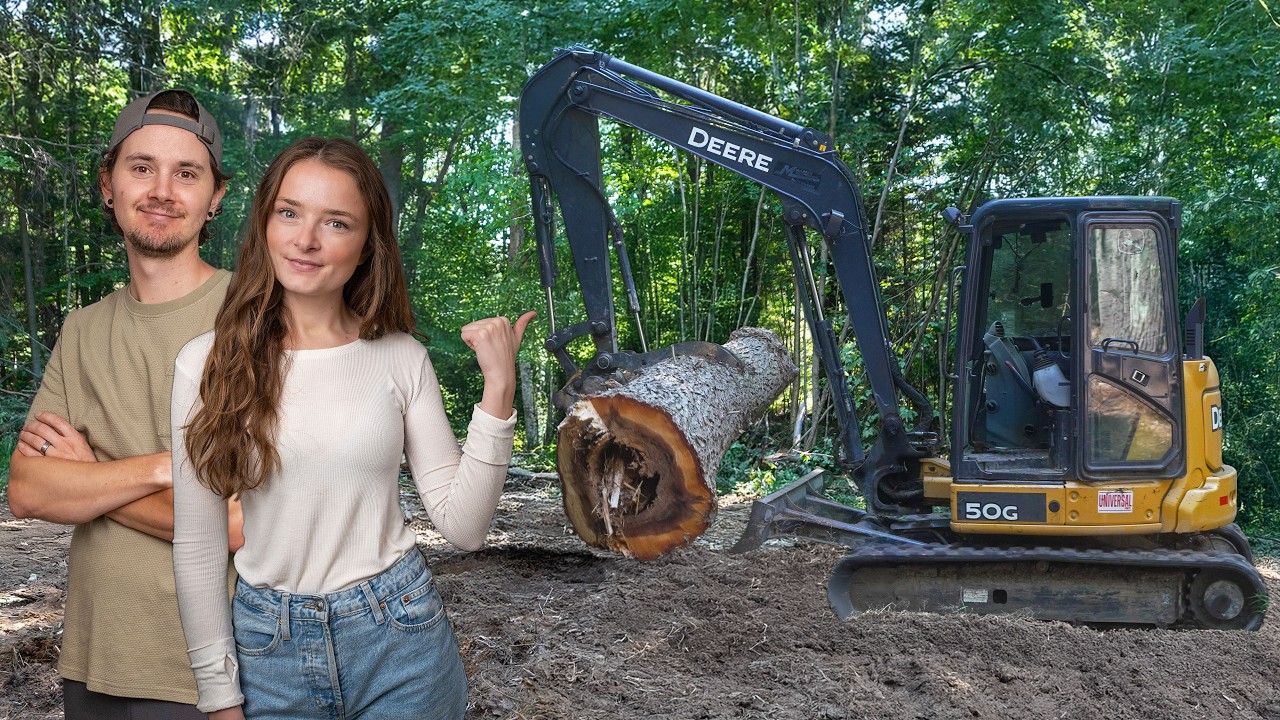 Starting A New Build In The Woods (Off-Grid Tiny Cabin Site Prep)