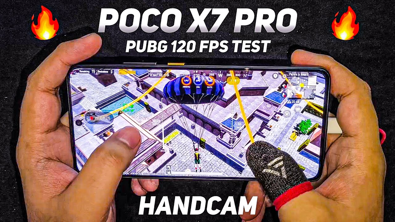 POCO X7 PRO🔥NEW UPDATE HYPER OS 2.0.3.0 PUBG 120 FPS TEST & HANDCAM #pocox7pro #pocox6pro #poco