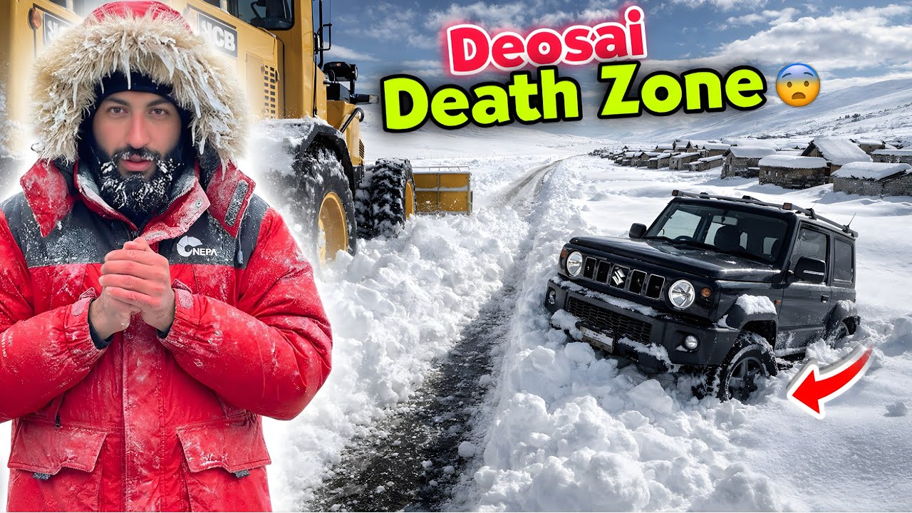 😨Crossing Deosai’s Death Zone in Extreme Winter ❄️ | Roof of the World