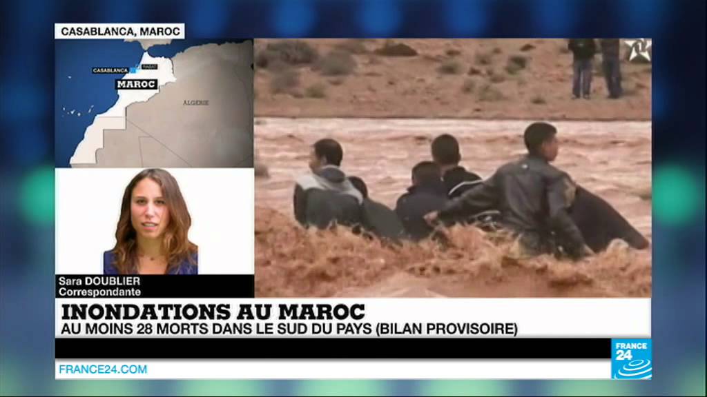 Inondations au MAROC : au moins 28 morts dans des précipitations d'intensité 