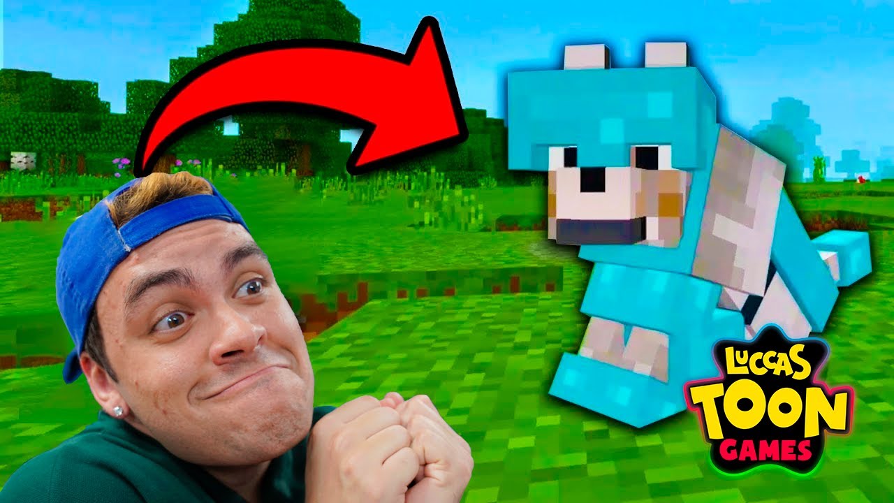 LUCCAS NETO E DEUSA EM BUSCA DA RAPOSA BRANCA RARA NO MINECRAFT - EP. 4
