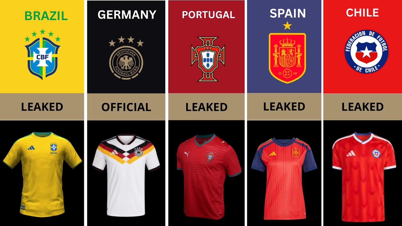 The World Cup is Near!  Official & Leaked Jersey from National Team 2026