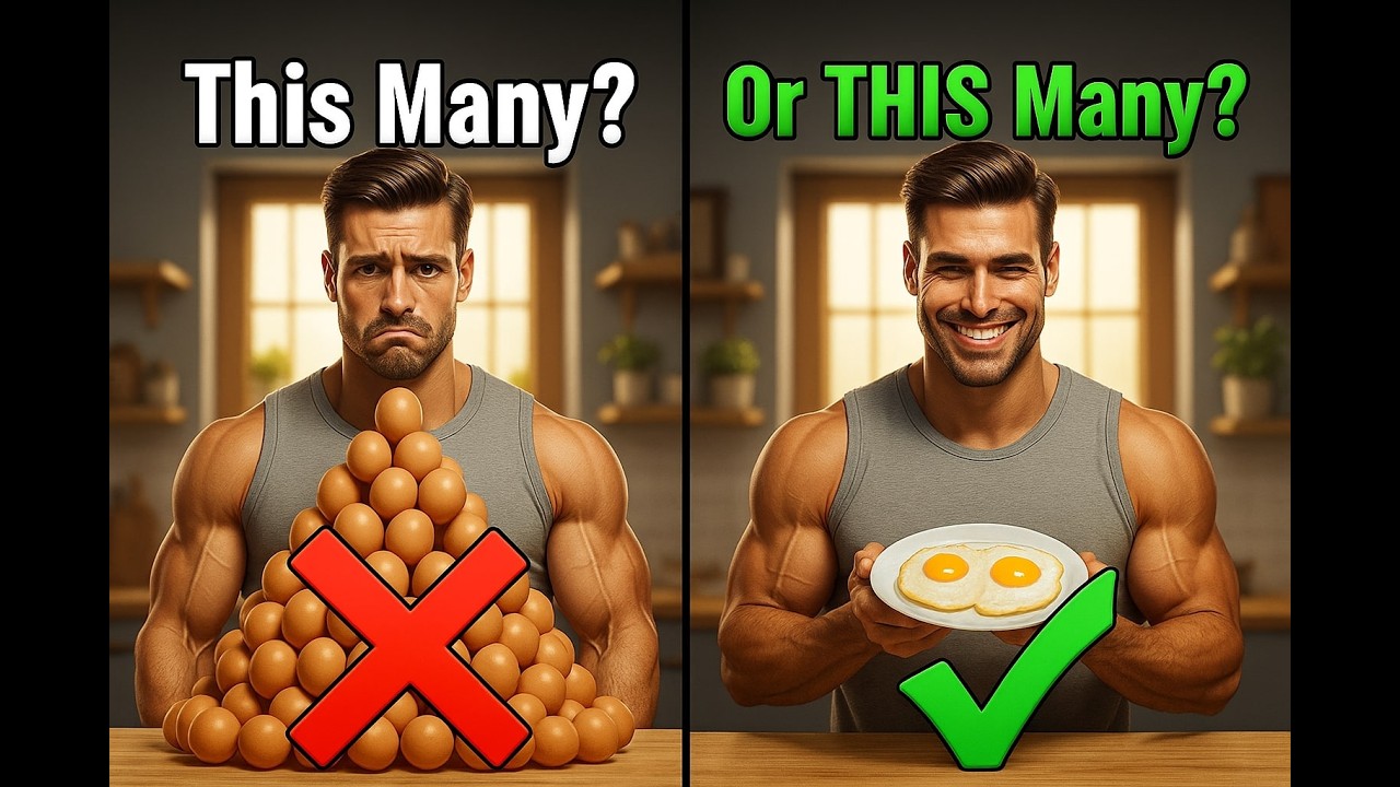 How Many Eggs Do You Need to Actually Build Muscles? #eggs #buildmuscle #musclegrowth