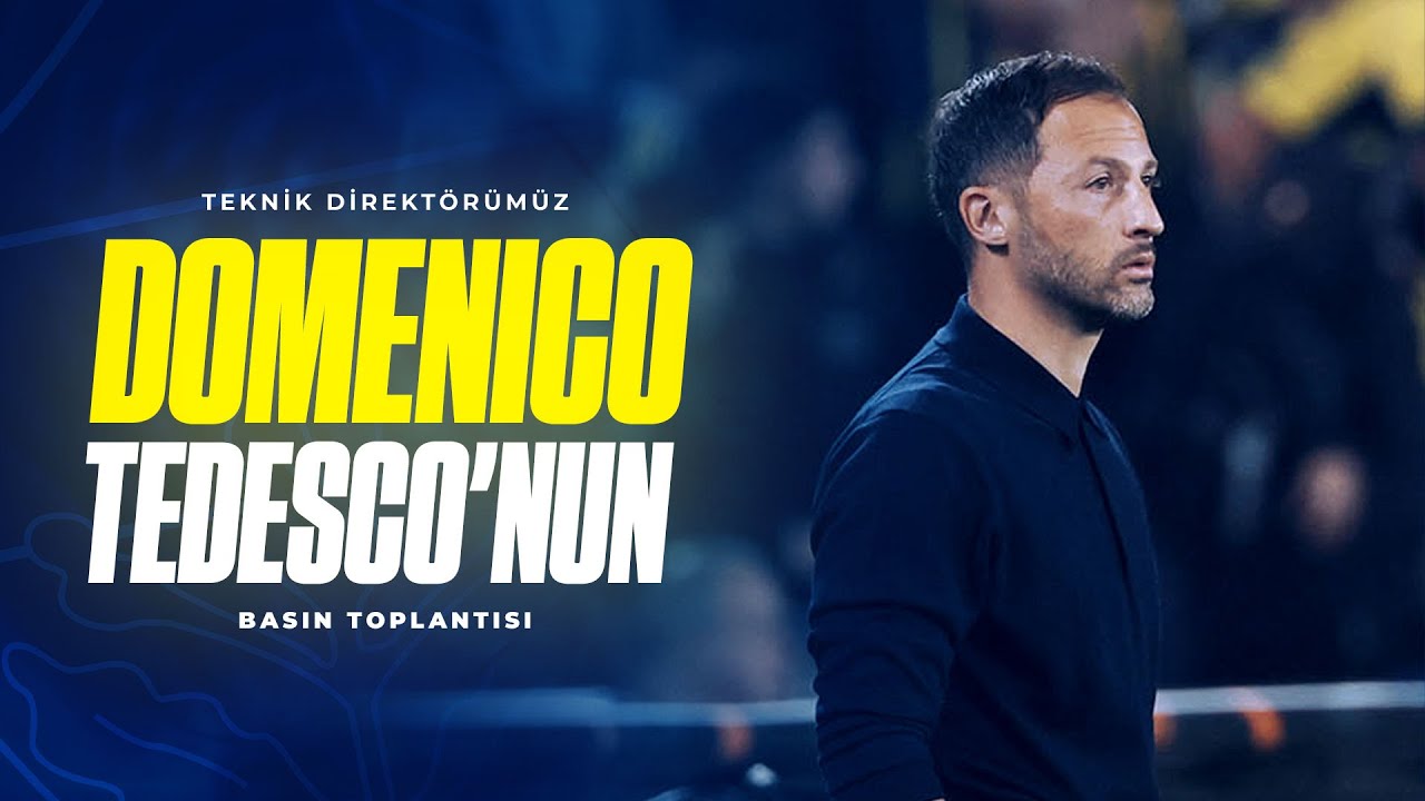 Teknik Direktörümüz Domenico Tedesco'nun Maç Sonu Basın Toplantısı | Fenerbahçe 1-0 Stuttgart