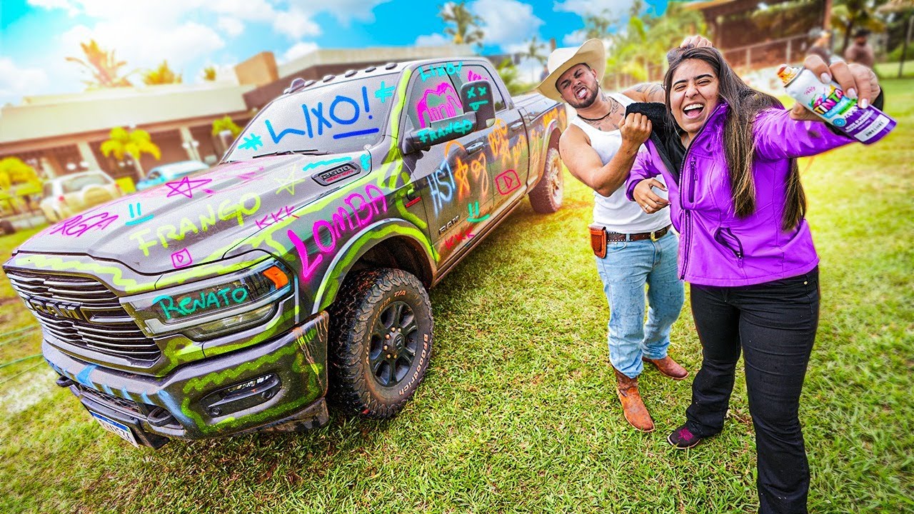 DESCULPA LEOO 🤣 TROLEI A NOVA DODGE RAM